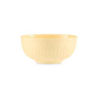 Салатник порционный, 15 см, фарфор, желтый, рельеф, серия Луч, DECOR DE TABLE, Россия