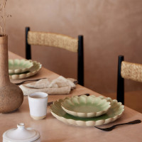 Тарелка десертная Eucalyptus, 19 см, керамика, зеленый, бежевый, серия Marrakesh, COSTA NOVA, Португалия_00816860070940176866.jpg
