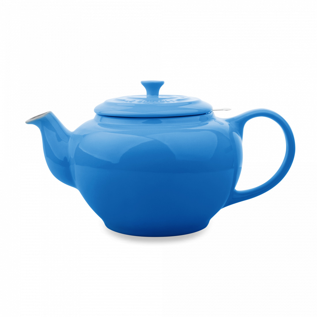 Керамический заварочный чайник с ситечком, 1,3 л, синий, LE CREUSET, Франция