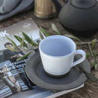 Кружка для эспрессо White/Grey, 80 мл, керамика, белый, серый, серия Plano, COSTA NOVA, Португалия_00815340051771721824.jpg