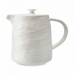 Чайник заварочный, 1 л, 16 см, фарфор, белый, серия White Cliffs, LIBERTY JONES, Россия, Чайники заварочные