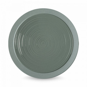 Тарелка десертная ARGILE VERTE, 23 см, керамика, зеленый, серия Bahia, GUY DEGRENNE, Франция, Bahia GUY DEGRENNE