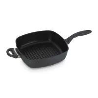 Сковорода -гриль с алмазным покрытием, 28 х 28 см, алюминий, черный, серия XD Classic+ Induction, SWISS DIAMOND, Швейцария, 