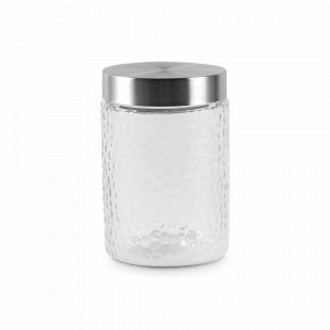 Банка для хранения, 1.3 л, стекло, нержавеющая сталь, HOMEFEEL, Россия, Банки для хранения чая