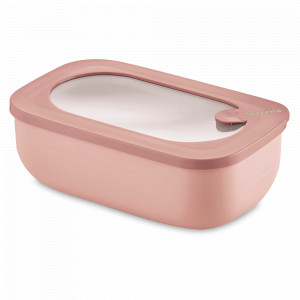 Контейнер для хранения, 900 мл, полипропилен, термопластичная резина, розовый, серия Store&amp;More, GUZZINI, Италия, Кухня GUZZINI