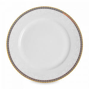 Блюдо круглое, 31 см, фарфор, белый, золотой, серия Riva Gold, WALLENDORFER, Германия, Блюда из фарфора