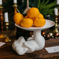 Блюдо для десерта «Классический Песик», 23 см, фарфор, белый, серия Собачки, CLAYSTREET, Россия_00805570063201844866.jpg