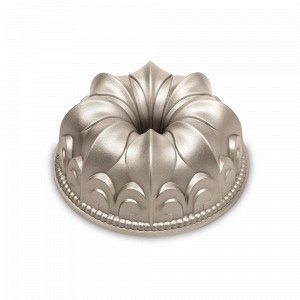 Форма для кекса Лилия круглая, 23.5 см, литой алюминий, золотистый, серия Sweet Magic, GUARDINI, Италия, GUARDINI (Италия)