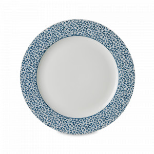 Тарелка обеденная , 23 см, фарфор, синий, белый, серия Floris, Laura Ashley, Великобритания, LAURA ASHLEY (Великобритания)