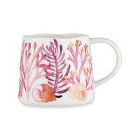Кружка , 380 мл, фарфор, белый, розовый, серия Ocean Life, MAXWELL WILLIAMS, Австралия