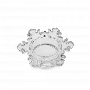 Подсвечник для чайной свечи Снежинка, 8 см, стекло, серия Event, ANNA LAFARG, Китай, Подсвечники и канделябры