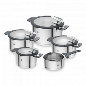 Набор кастрюль из 5-ти предметов, нержавеющая сталь 18/10, стальной, серия Simplify, ZWILLING J.A. HENCKELS, Германия, ZWILLING (Германия)