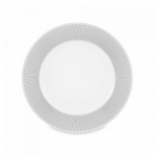 Тарелка десертная, 23 см, фарфор, белый, черный, серия Elegant, VISTA ALEGRE, Португалия, Elegant VISTA ALEGRE