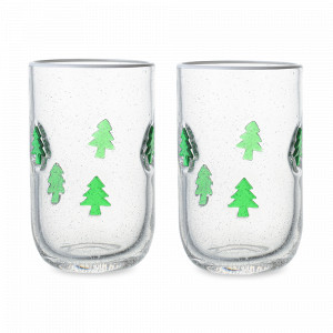 Набор из 2-х стаканов Winter, 510 мл, стекло, декор, серия Flowi, LIBERTY JONES, Китай, Наборы стаканов