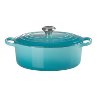 Утятница с крышкой, 27 см, чугун, бирюзовый, серия Caribbean, LE CREUSET, Франция_00807430038844442361.jpg