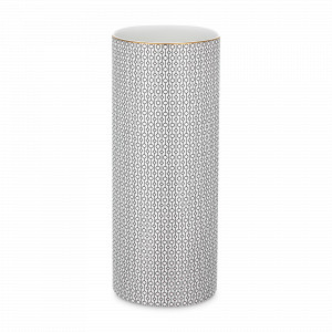 Ваза , 22 см, фарфор, белый, черный, серия Вола, MIX&amp;MATCH HOME, Китай, MIX & MATCH (Народная Республика Бангладеш)