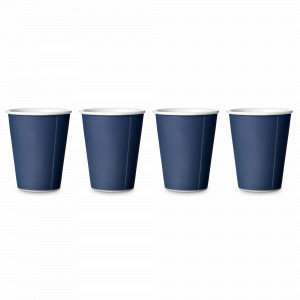 Набор из 4-х чайных стаканов, 320 мл, фарфор, синий, серия Andy, VIVA Scandinavia, Дания, Скидка до -20% на Viva Scandinavia