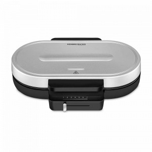 Вафельница с антипригарным покрытием, нержавеющая сталь, пластик ABS, стальной, ROMMELSBACHER, Германия, Вафельницы