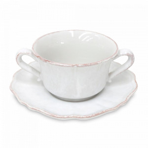 Пара для супа White, 400 мл, керамика, белый, серия Impressions, COSTA NOVA, Португалия, Тарелки суповые белые