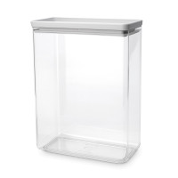 Контейнер модульный для продуктов, 5.4 л, 22 х 11 х 29.6 см, пластик, светло-серый, серия Tasty+, BRABANTIA, Бельгия