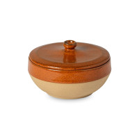Горшочек для запекания с крышкой Cannelle, 15 см, 500 мл, керамика, коричневый, серия Marrakesh, COSTA NOVA, Португалия