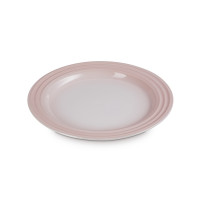 Тарелка десертная, 22 см, каменная керамика, розовый, серия Shell Pink, LE CREUSET, Франция_00823640062421798154.jpg