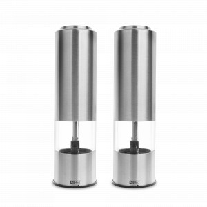 Набор электрических мельниц для перца и соли, с подсветкой, PEPMATIK, 19х5 см, серия Pepmatik, ADHOC, Германия, ADHOC (Германия)