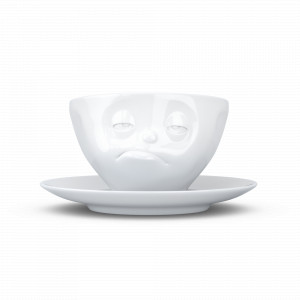 Пара чайная, объем: 200 мл, материал: фарфор, цвет: белый, серия Snoozy, TASSEN, Германия, TASSEN (Германия)