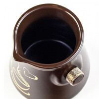 Турка Lovely, 500 мл, керамика, дерево, коричневый, WALMER, Великобритания_00808720061353517043.jpg