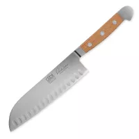 Профессиональный поварской кухонный нож японский Шеф 18 см, ручка из дуба, серия Alpha Fasseiche, GUDE, Золинген, Германия, 