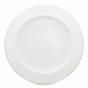 Блюдо круглое, 32 см, фарфор, белый, декор, серия Жемчуг, REPAST, Чехия, Блюда сервировочные REPAST