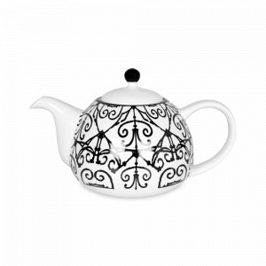 Чайник заварочный «Мой цвет черный», 850 мл, фарфор, черный, WAECHTERSBACH, Германия, Чайники заварочные