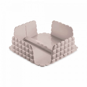 Подставка для салфеток, пластик SAN, 20 см, серо-бежевый, серия Tiffany, GUZZINI, Италия, GUZZINI (Италия)