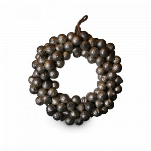 Украшение новогоднее Венок подвес, 28 см, металл, стекло, коричневый, ROOMERS FURNITURE, Нидерланды, Новогодний декор ROOMERS FURNITURE