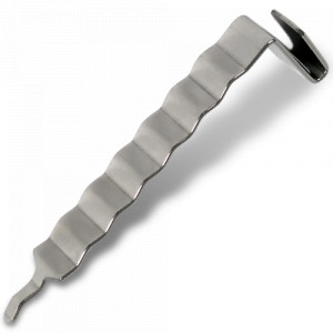 Держатель для крышек и кастрюль, длина: 14,5 см, материал: нержавеющая сталь 18/10, серия Panoply, CRISTEL, Франция, Подвесные рейлинги и держатели