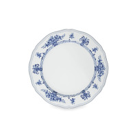Тарелка пирожковая Bianco e arancione, 16 см, фарфор, белый, синий, серия Neos Anthiros, LE COQ, Италия
