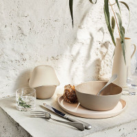 Тарелка десертная ROSEE, 20 см, керамика, бежевый, серия Brume, GUY DEGRENNE, Франция_00810280037257955872.jpg