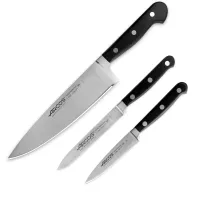 Набор из 3-х кухонных ножей поварская тройка, серия Opera, ARCOS, Испания, 