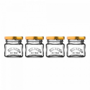 Набор из 4-х баночек, 55 мл, стекло, серия Prepare, KILNER, Великобритания, KILNER (Великобритания)