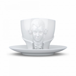 Пара чайная Wolfgang Amadeus Mozart, 260 мл, фарфор, белый, серия Talent, TASSEN, Германия, TASSEN (Германия)