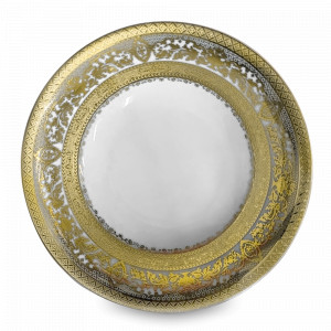 Салатник порционный Cream Gold, 14 см, фарфор, кремовый, золотой, серия Constanza Majestic, FALKENPORZELLAN, Германия, Немецкий фарфор