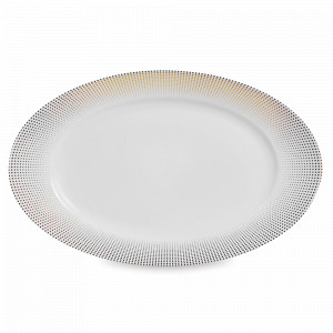 Блюдо овальное, 42 см, фарфор, белый, золотой, серия Meridien Gold, WALLENDORFER, Германия, WALLENDORFER (Германия)