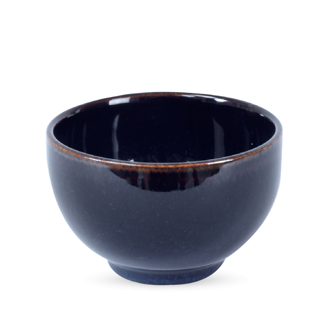 Салатник 12 см, керамика, синий, серия Tourron, JARS, Франция