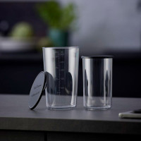 Набор стаканов с крышками, тритан, 400 и 600 мл, прозрачный, BAMIX, Швейцария_00814020002090762464.jpg