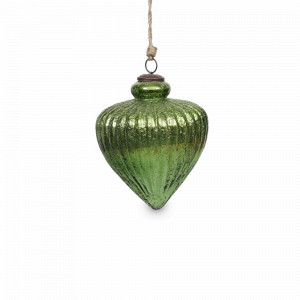 Украшение новогоднее Луковка подвес, 17 см, стекло, зеленый, ROOMERS FURNITURE, Нидерланды, ROOMERS FURNITURE (Нидерланды)