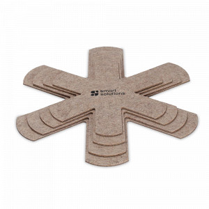 Набор из 4-х вкладышей для хранения посуды Panrest, фетр, серый, серия Smart, SMART SOLUTIONS, Китай, Полезные мелочи