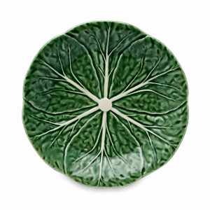 Тарелка десертная «Капуста», 19 см, керамика, зеленый, серия Капуста, Bordallo Pinheiro, Португалия, BORDALLO PINHEIRO (Португалия)