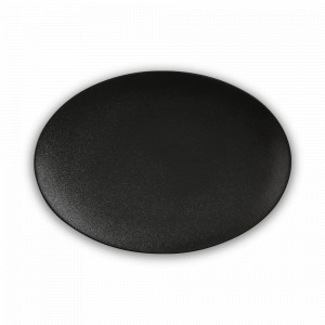 Тарелка овальная, 30 х 22 см, фарфор, черный, серия Икра, MAXWELL WILLIAMS, Австралия, Австралийский фарфор