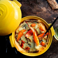 Форма для запекания с крышкой, диаметр: 19,5 см, материал: керамика, цвет: желтый, EMILE HENRY, Франция_00803290054149497348.jpg