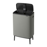 Контейнер для раздельного мусора, 2 х 30 л, нержавеющая сталь, серый, серия BO TOUCH BIN HI, BRABANTIA, Бельгия_00801470055230616989.jpg